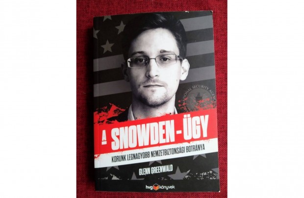 A Snowden-gy Glenn Greenwald HVG Knyvek kiad, 2014