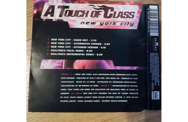 A Touch Of Class - New York City CD