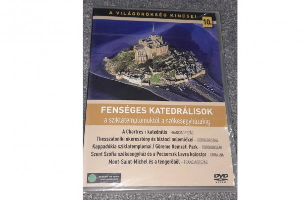 A Világörökség kincsei 10. - Fenséges katedrálisok DVD Új, fóliás