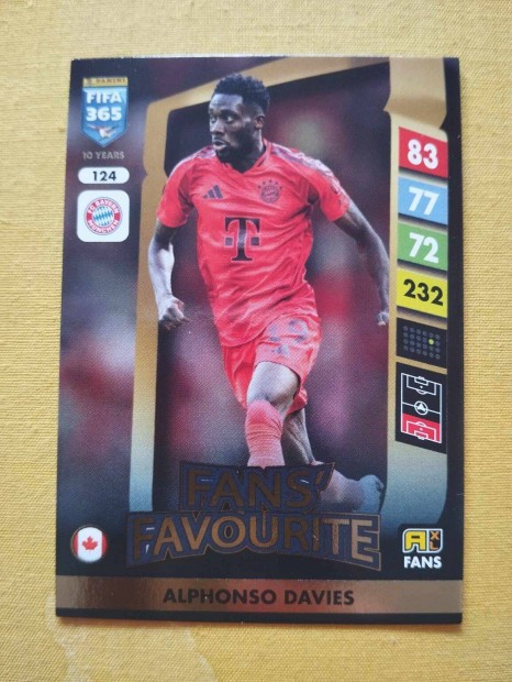 A. Davies (Bayern Mnchen) FIFA 365 2025 Fans Favourite focis krtya