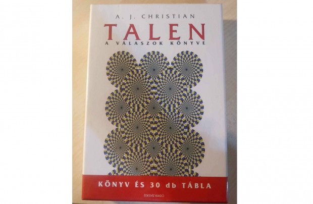 A. J. Christian- Talen - A vlaszok knyve - Knyv s 30 db tbla