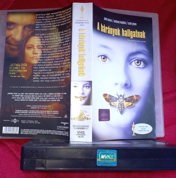 A brnyok hallgatnak - horror vhs - makultlan