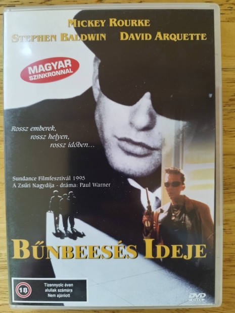 A bűnbeesés ideje újszerű dvd Mickey Rourke