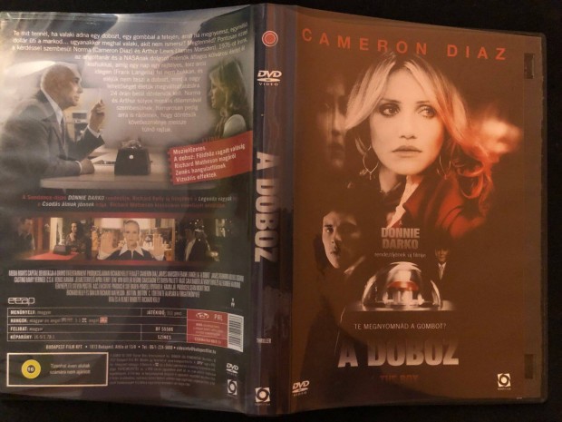 A doboz (karcmentes, Cameron Diaz) DVD