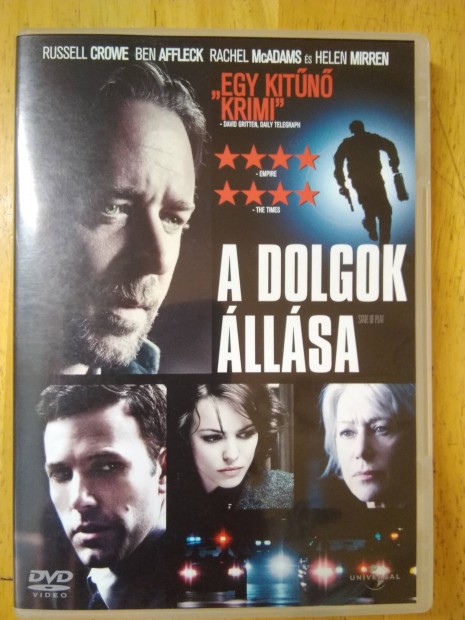 A dolgok állása dvd Russell Crowe - Ben Affleck