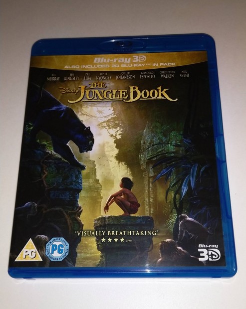 A dzsungel knyve 3D+2D - 2 lemezes Blu-ray Film - Angol!