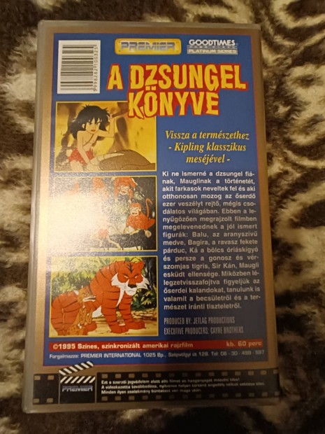 A dzsungel knyve cm VHS film 