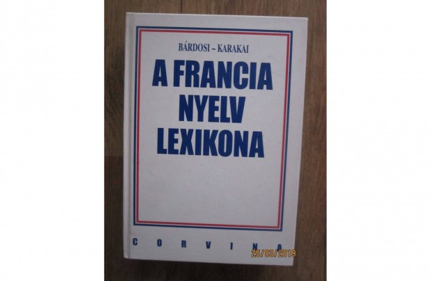 A francia nyelv lexikona cm knyv elad