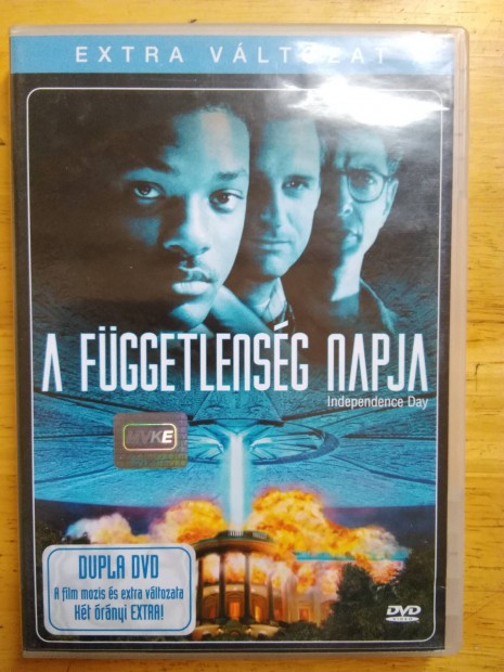 A fggetlensg napja duplalemezes jszer dvd Will Smith 