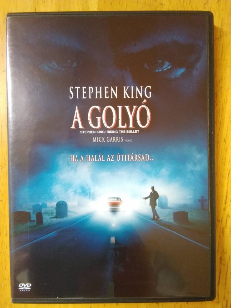 A golyó újszerű dvd Stephen King 