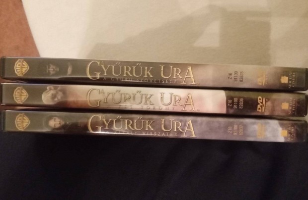 A gyrk ura trilgia DVD-film (csak egyben a 3 rsz)