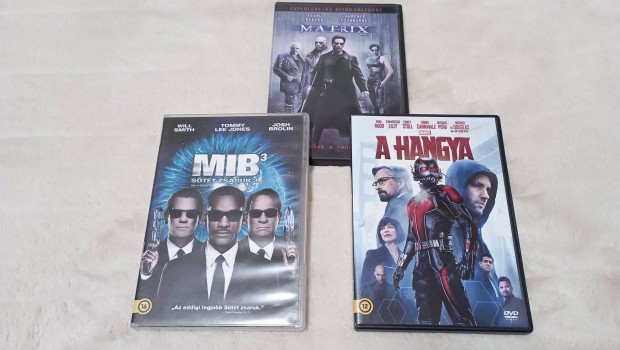 A hangya,Mtrix,MIB 3,DVD csomag 3