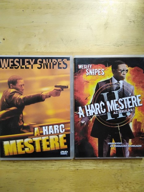 A harc mestere 1-2 újszerű dvd Wesley Snipes