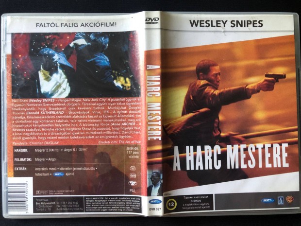 A harc mestere (karcmentes, Wesley Snipes, Bestdvd kiadás) DVD
