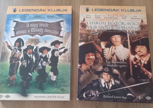A három testőr sorozat - legendák klubja dvd