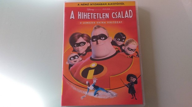 A hihetetlen csald 2 lemezes DVD Walt Disney