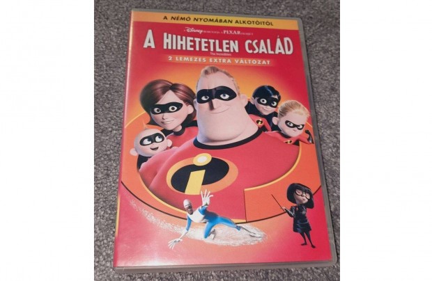 A hihetetlen csald DVD (2004) Szinkronizlt, duplalemezes kiads