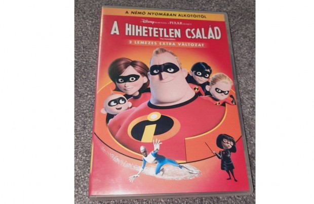 A hihetetlen csald DVD (2004) Szinkronizlt, duplalemezes kiads