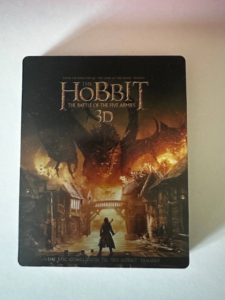 A hobbit: Az t sereg csatja Blu-ray