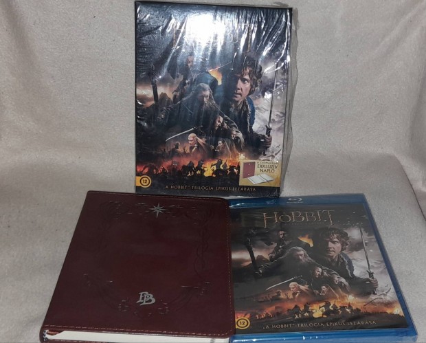 A hobbit: Az t sereg csatja Blu-ray + Bilb naplja 