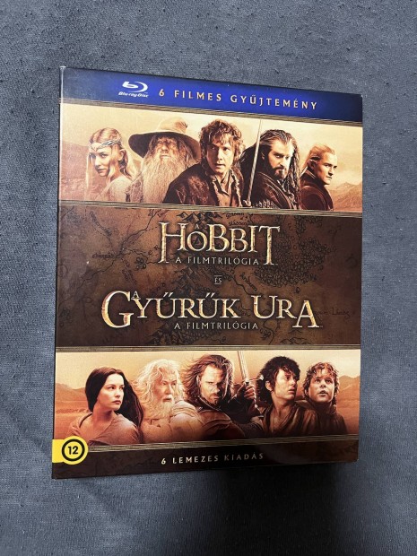 A hobbit s A gyrk ura filmtrilgia blu-ray