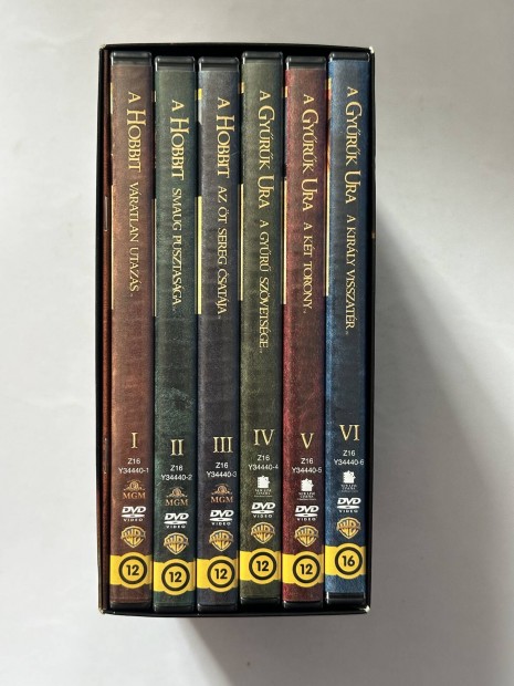 A hobbit s a gyrk ura (bvtett 36lemezes) dvd