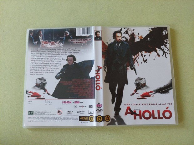 A holl DVD ritkasg! 2012 John Cusack mint Edgar Allan Poe Budapesten