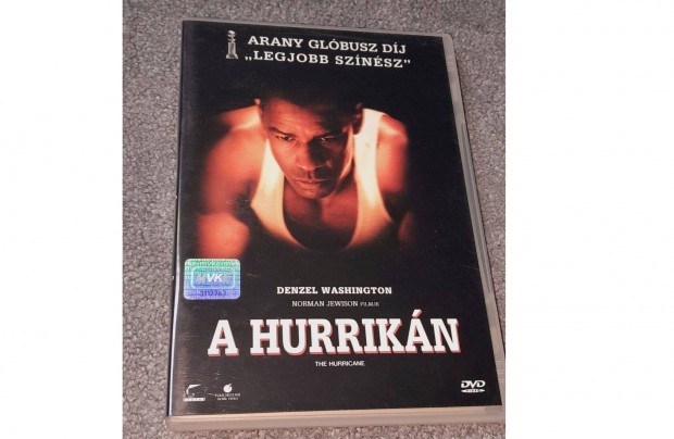 A hurrikn DVD (1999) Feliratos, magyar kiads, karcmentes (Denzel Was