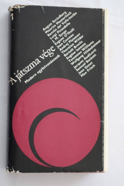 A jtszma vge Modern egyfelvonsosok I / knyv Eurpa Knyvkiad 1969