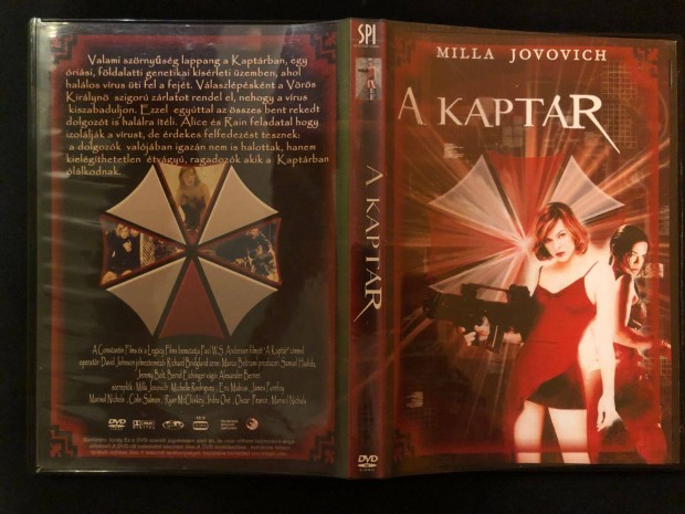 A kaptr Resident Evil (Milla Jovovich, Michelle Rodriguez) DVD