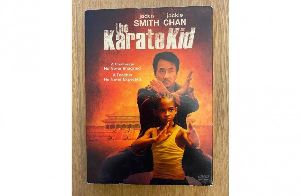 A karate klyk DVD dszdobozban