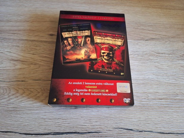 A karib tenger kalzai extra vltozat 3 lemezzel! DVD film!
