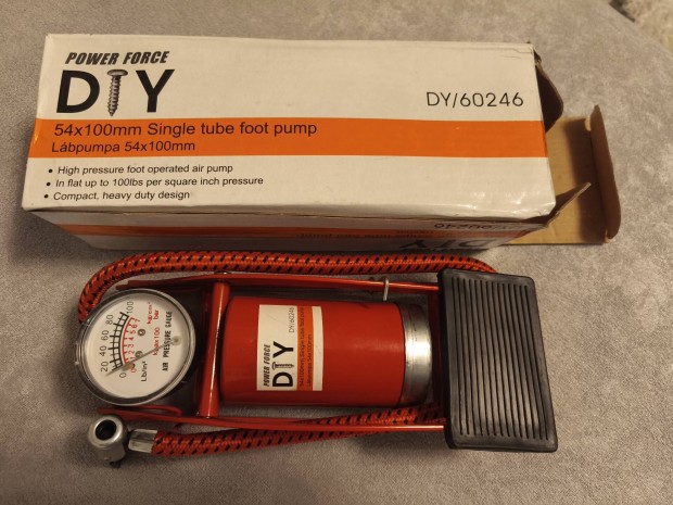 A láb pumpa biztonság!