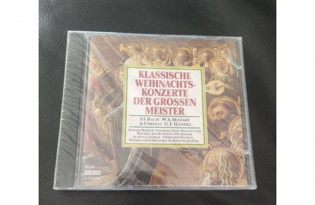 A legnagyobb mesterek karcsonyi koncertjei CD Bontatlan Bach, Mozart