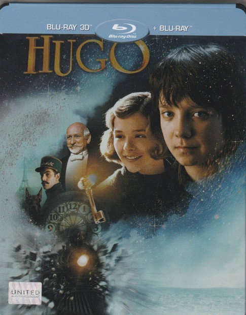 A lelemnyes Hugo Blu-Ray Steelbook