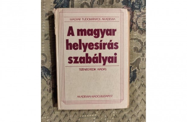 A magyar helyesrs szablyai knyv