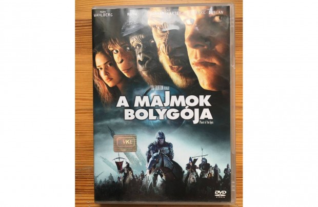 A majmok bolygja c. film, 2001, 2 DVD