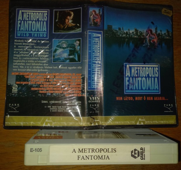 A metropolis fantomja - akci vhs - gulid video