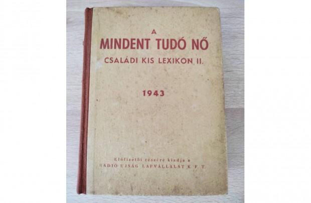 A mindent tud n Csaldi Kis Lexikon II. 1943