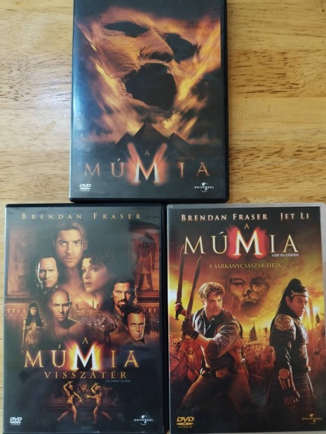 A mmia 1-2-3 jszer dvd Brendan Fraser 