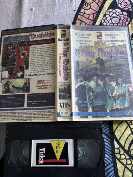A négy muskétás vhs film N