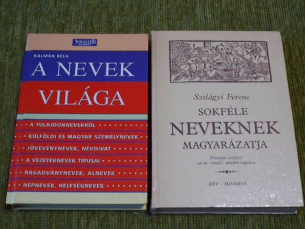 A nevek vilga + Sokfle neveknek magyarzatja