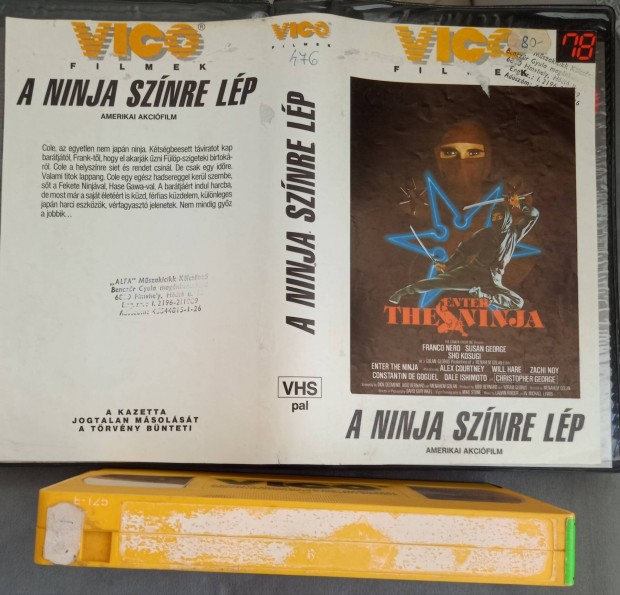 A ninja sznrelp - akci vhs - vico