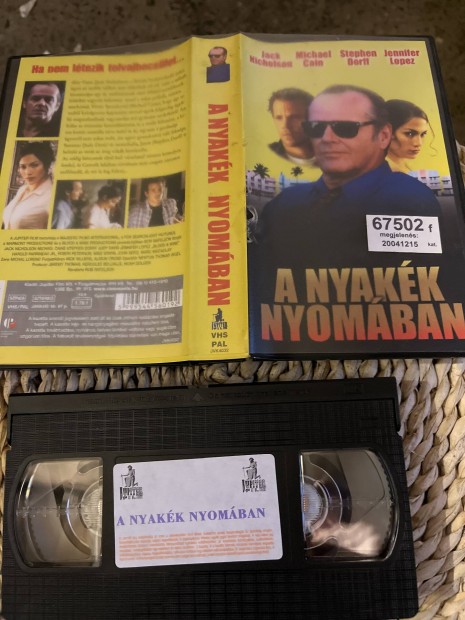 A nyakk nyomban vhs