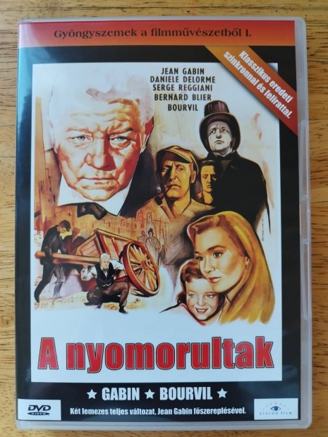 A nyomorultak duplalemezes dvd Jean Gabin Szinkronizlt vltozat 