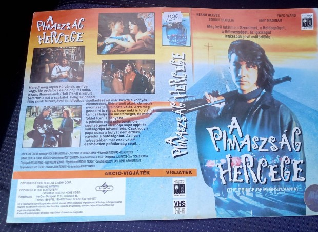 A pimaszsg hercege - vgjtk vhs - Keeanu Reeves- nagytok