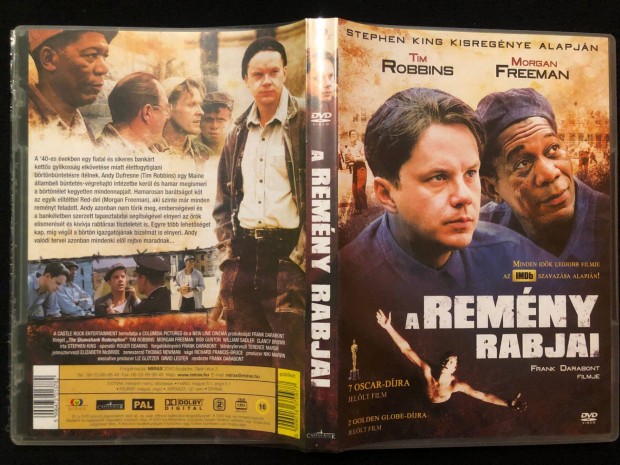 A remny rabjai (karcmentes, Tim Robbins, Morgan Freeman) DVD