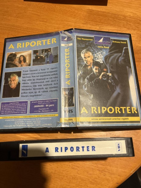 A riporter vhs.  