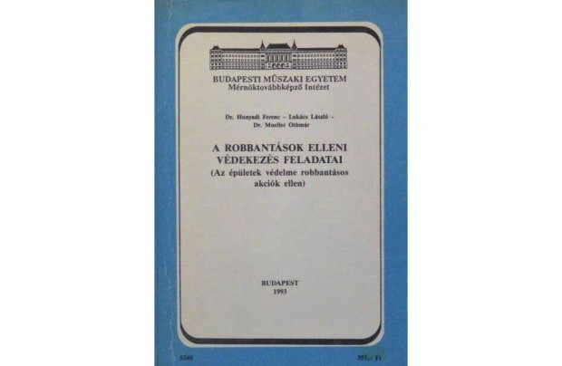 A robbantsok elleni vdekezs feladatai (Az pletek vdelme robbant