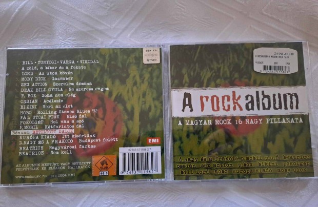 A rock album - A magyar rock 16 nagy pillanata CD